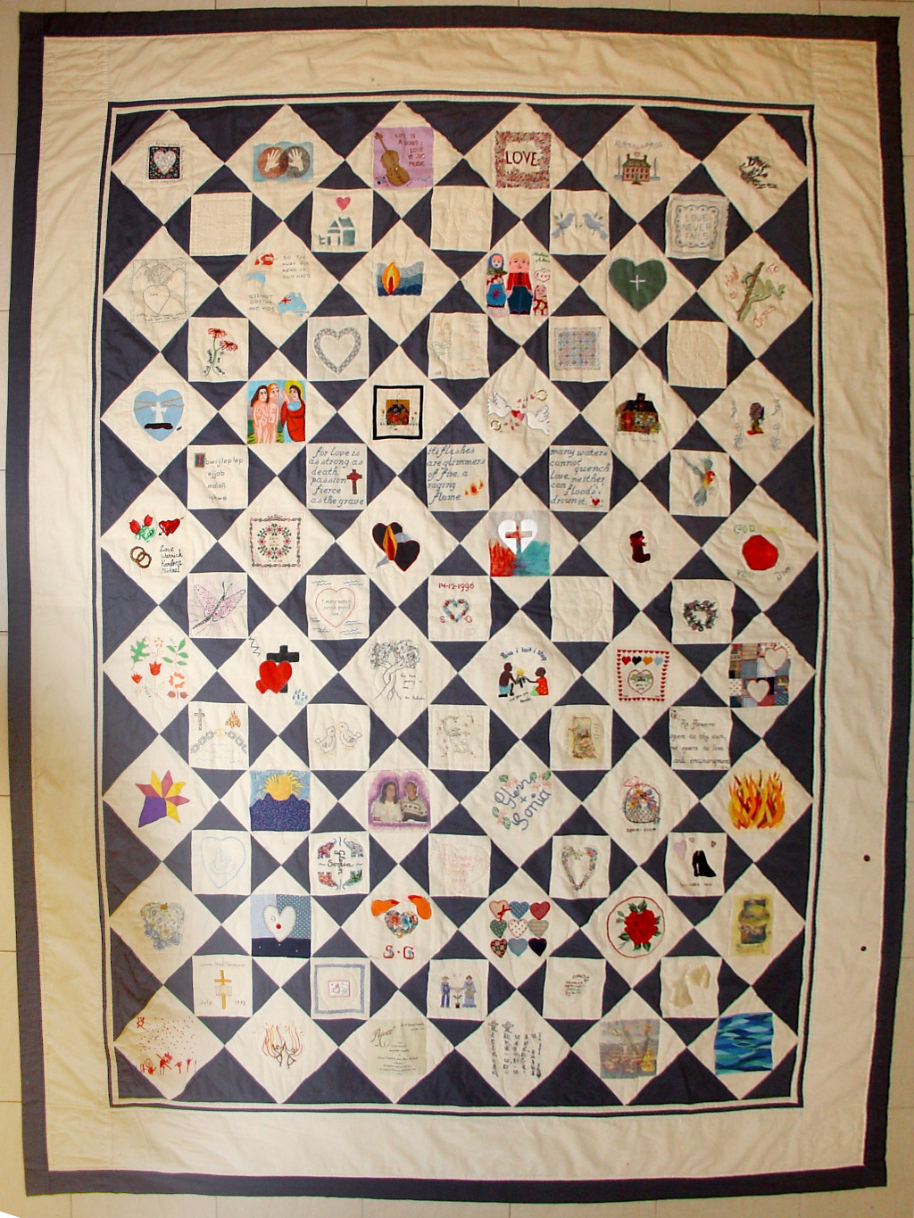 quilt from above